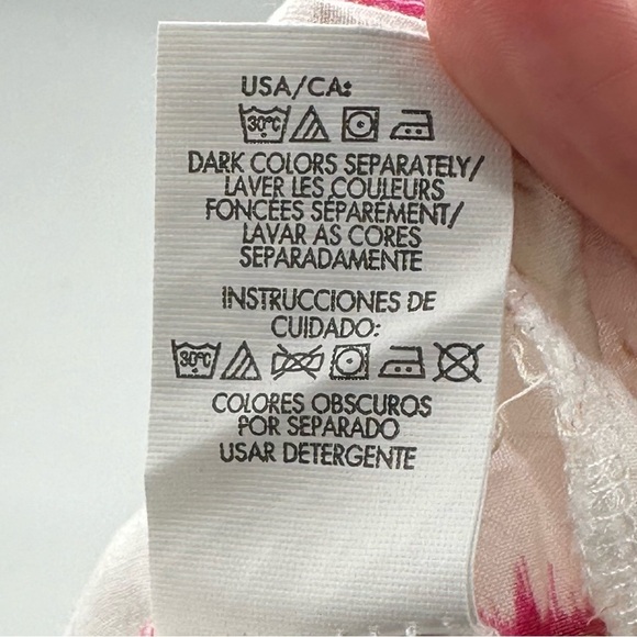 Calvin Klein jeans top size XL multicolored lightweight abstract desert sunset - Picture 10 of 11